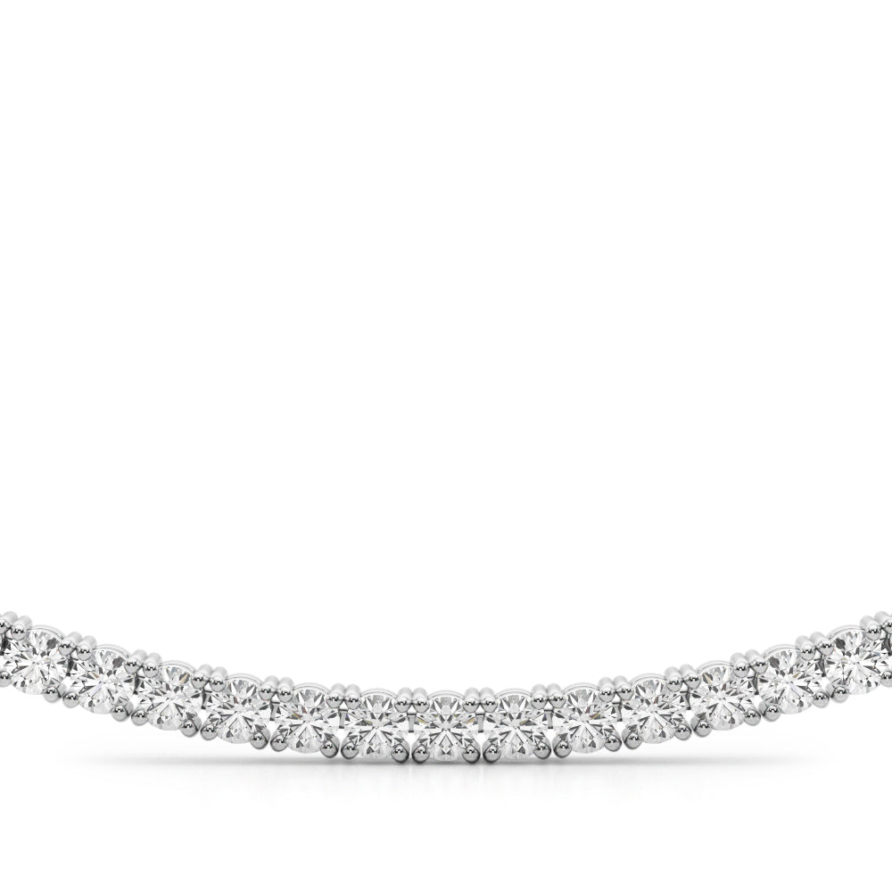 5 1/4 ct tw Lab Grown Diamond Necklace in 14K White Gold