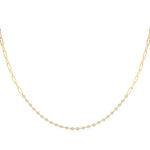 1 3/8 ct tw Lab Grown Diamond Necklace in 14K Two-Tone Gold