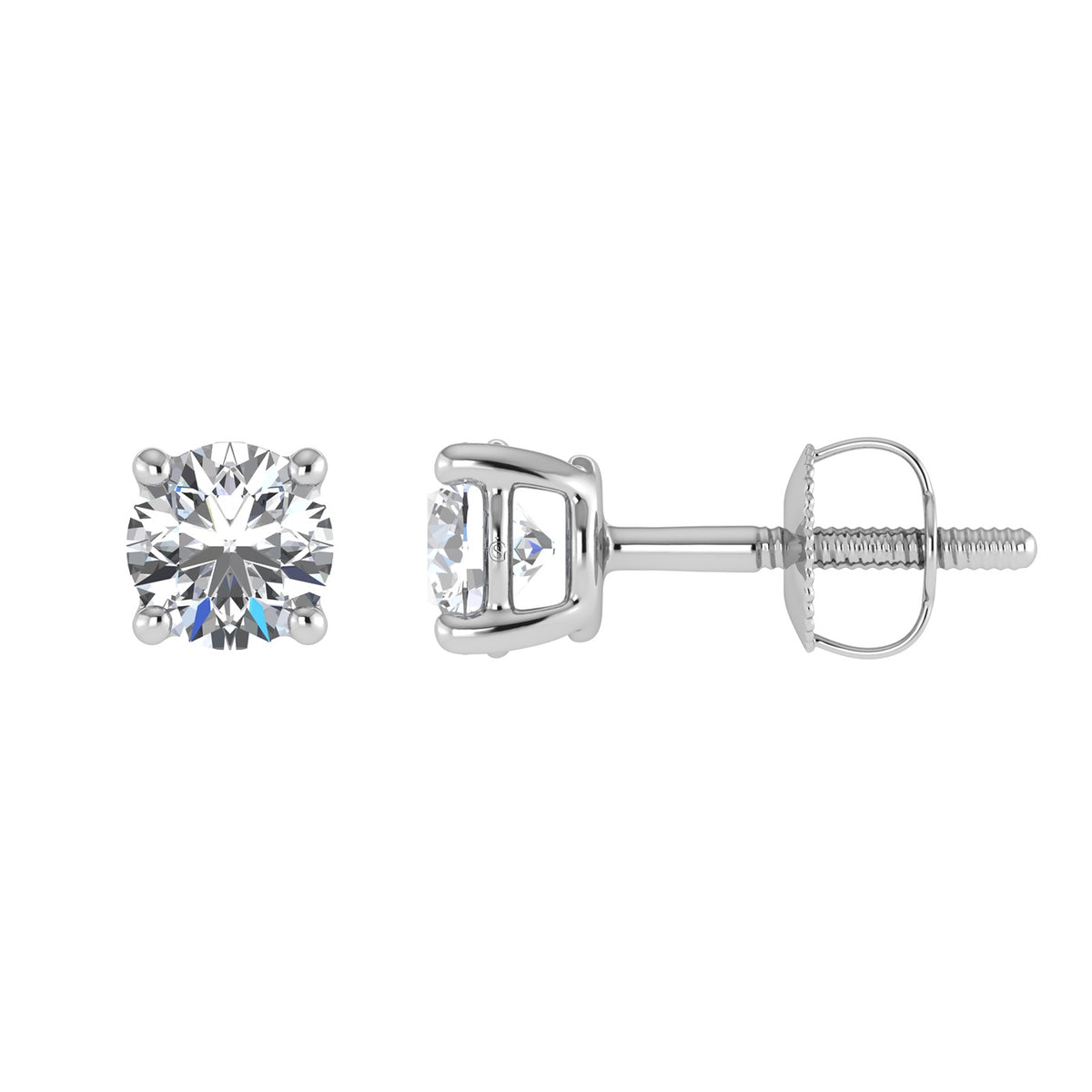14k White Gold solitaire ring, set with 0.25 CTW lab grown diamond, worn lifestyle shot, Chicago fine jewelry, nationwide shipping.