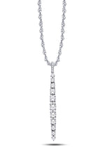 14 Karat White Gold 1.10 Carat Diamonds Fashion Pendant-1625086(Set)-WG - Picasso Gold & Diamond Jewelry