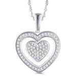 10 Karat All Rose Gold 0.20 Carat Diamonds Inn Heart Pendant-0826976-ALR - Picasso Gold & Diamond Jewelry