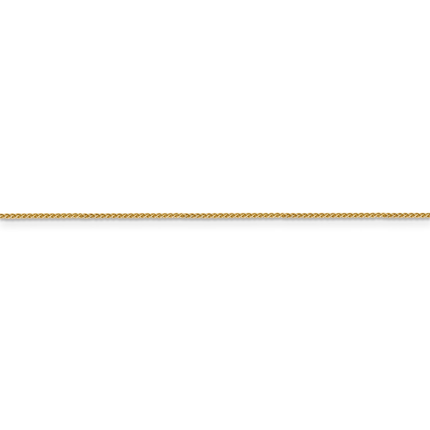 14k .85mm Spiga with Lobster Clasp Chain