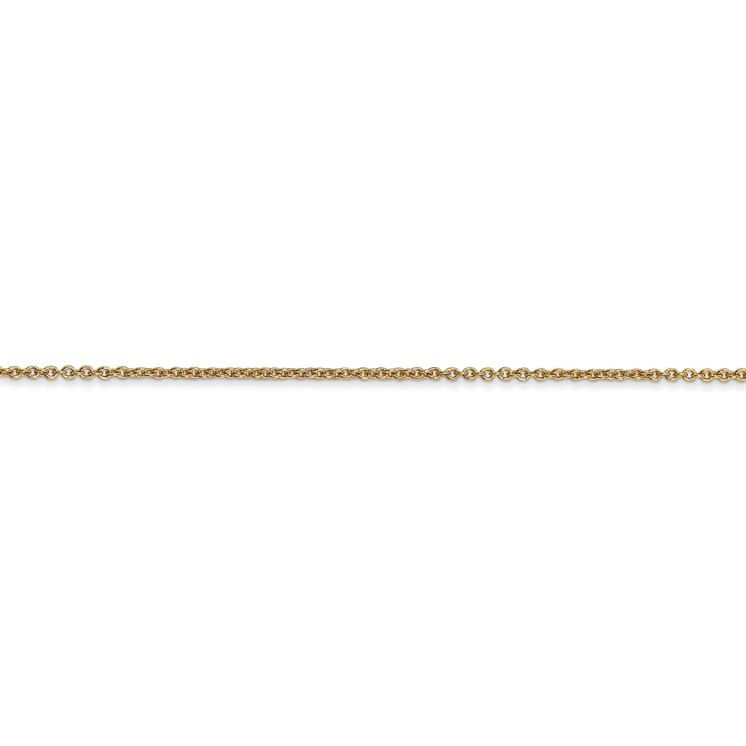 14k 1.2mm Cable Chain