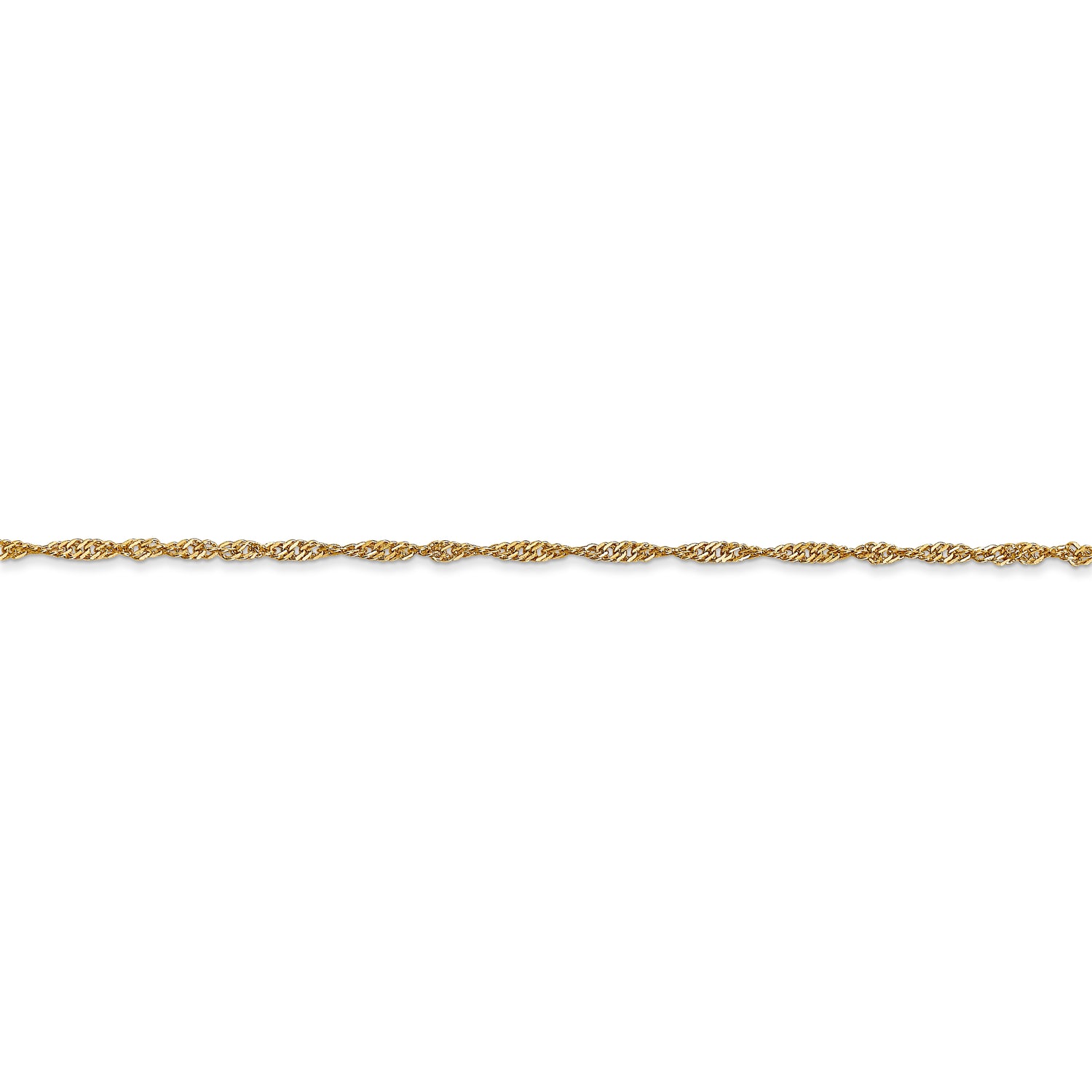 14k 1.4mm Singapore Chain