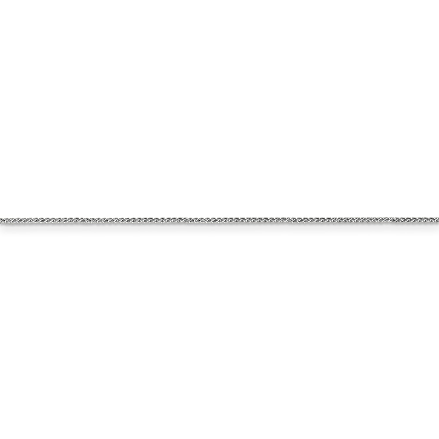 14k WG .85mm Spiga with Lobster Clasp Chain