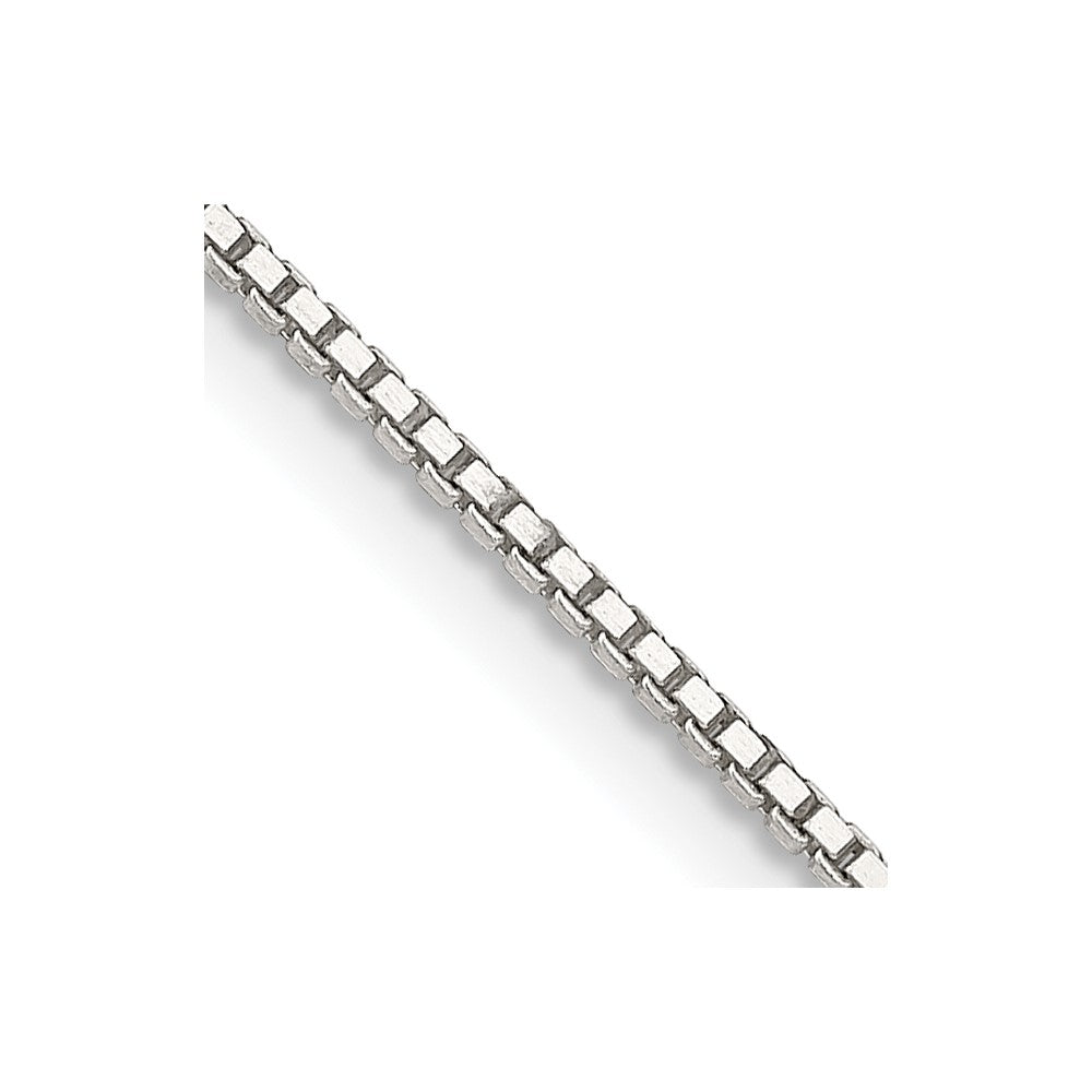 Sterling Silver 1.1mm Box Chain w/2in ext.