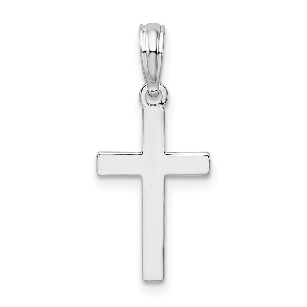 Sterling Silver Polished Cross Pendant