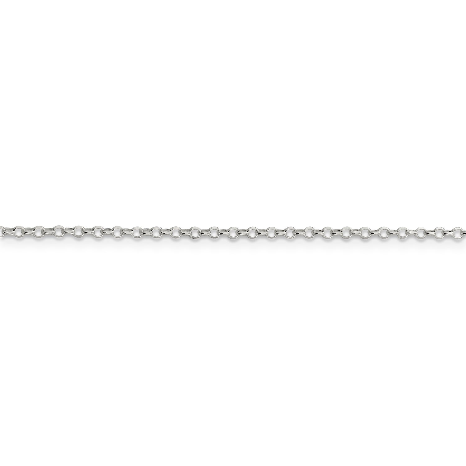 Sterling Silver 1.75mm Diamond-cut Cable Chain