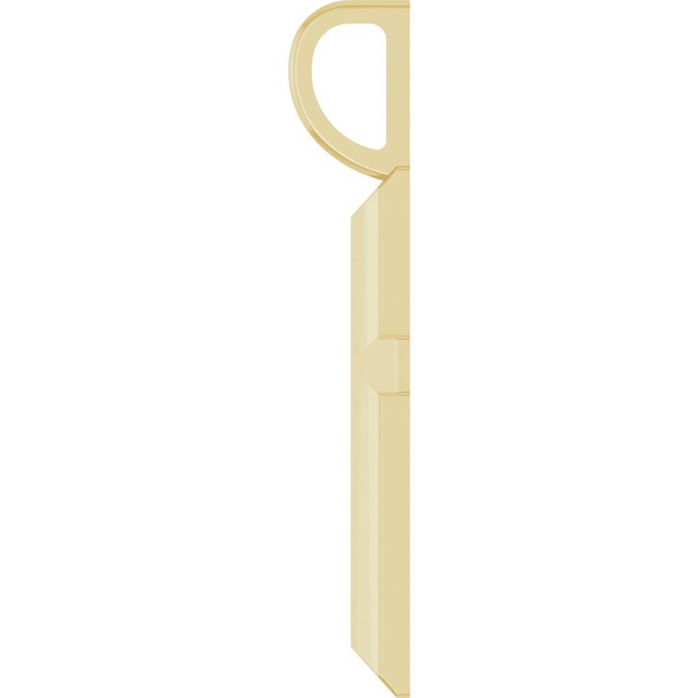 14K Gold Knife-Edge Cross Charm - Picasso Gold & Diamond Jewelry