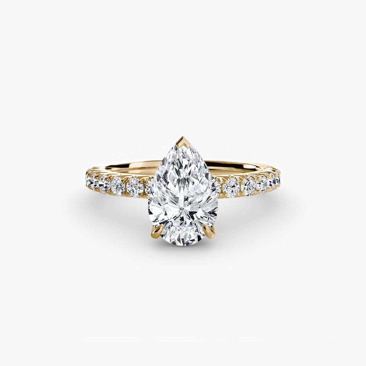 Custom-built engagement ring, US size 6.00, product photo | Picasso Gold & Diamond Jewelry.