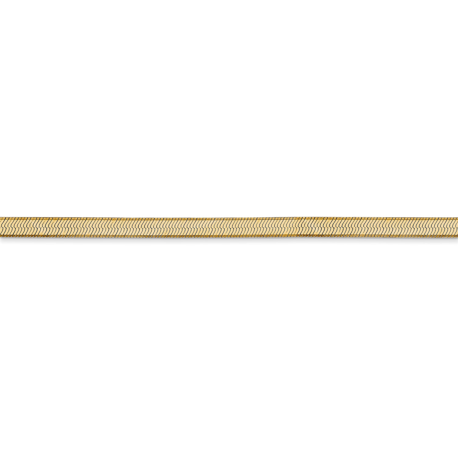 14k 3mm Silky Herringbone Chain