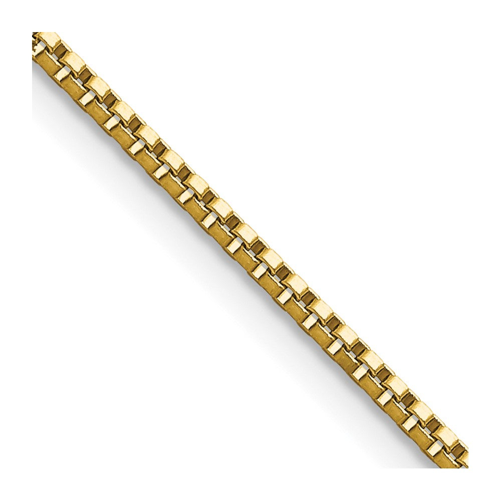 Stainless Steel Polished Yellow IP-plated 1.5mm 18in Box Chain