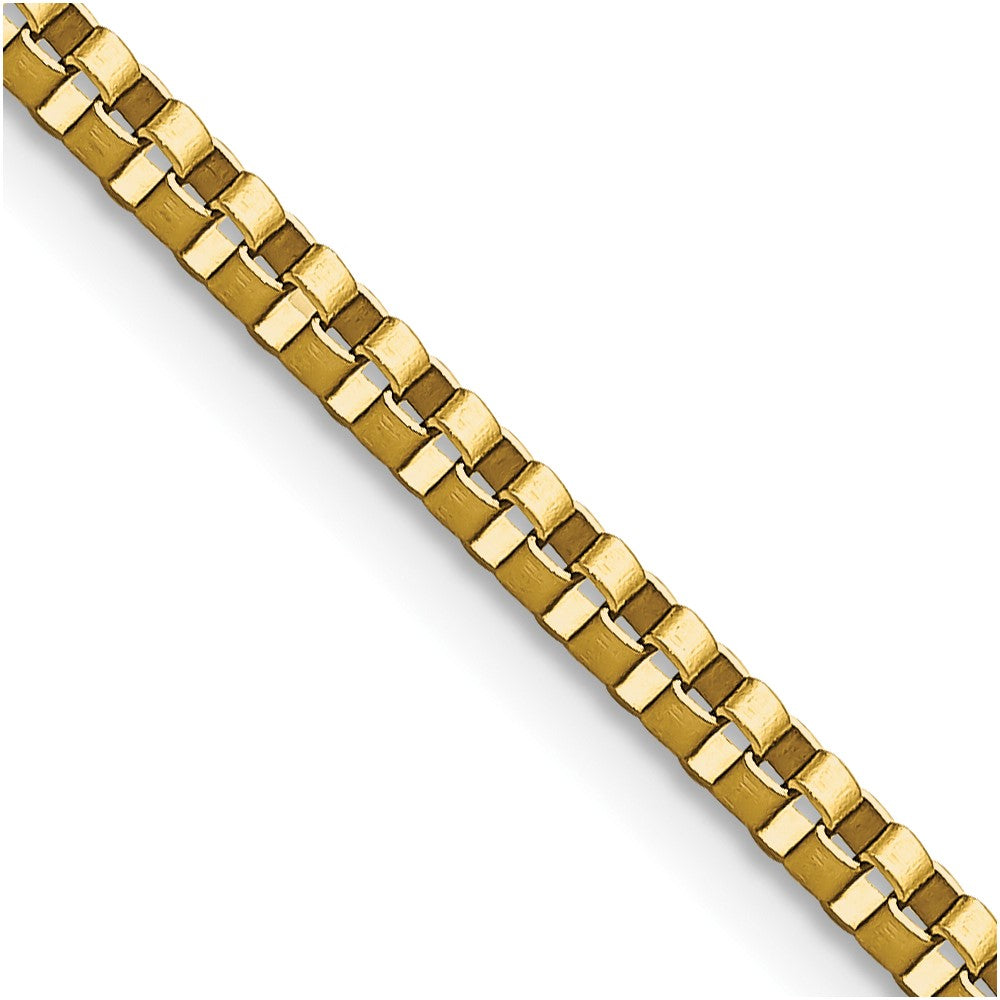 Stainless Steel Polished Yellow IP-plated 2.4mm 18in Box Chain