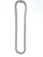 Elegant 925 Silver & 1.70 CTW Diamond Curb Chain: Timeless Luxury - Picasso Gold & Diamond Jewelry