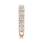 14K Rose Gold  3 1/4 CT Tw. Round Shape Diamond Three Forth Eternity Band  Picasso Gold & Diamond Jewelry