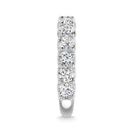 18K White Gold 3 1/4 CT Tw. Round Shape Diamond Three Forth Eternity Band  Picasso Gold & Diamond Jewelry
