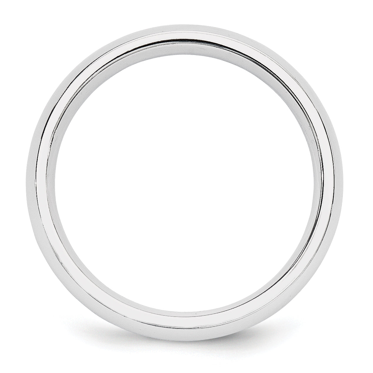 14K White Gold 5mm Standard Weight Comfort Fit Wedding Band