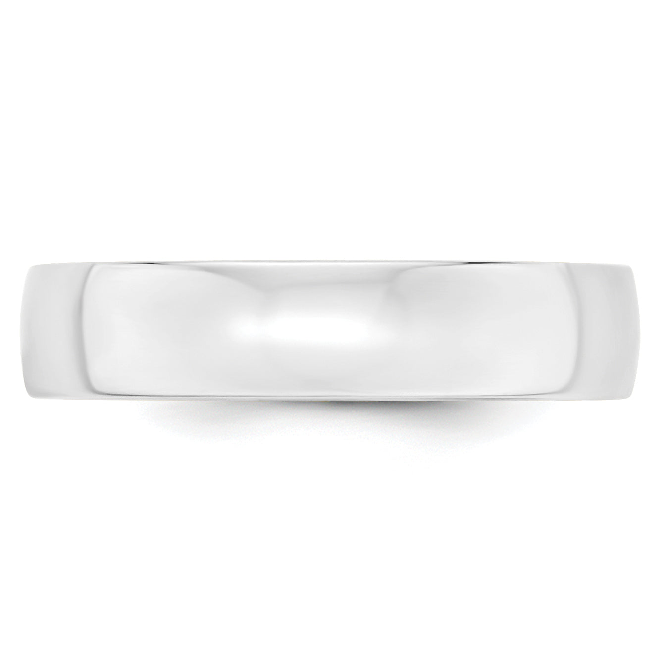 10K White Gold 5mm Comfort Fit Wedding Band – Lightweight & Durable