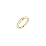 Baguette Lab-Grown Diamond Channel-Set Eternity Band in 14K Gold - 14K Yellow Gold