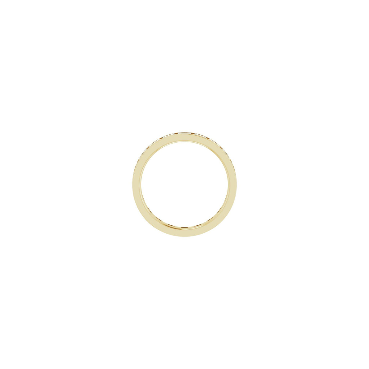 Baguette Lab-Grown Diamond Channel-Set Eternity Band in 14K Gold - 14K Yellow Gold