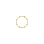 Celtic-Inspired Flat Band in 14K Gold - 14K Yellow Gold