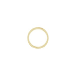 Celtic-Inspired Flat Band in 14K Gold - 14K Yellow Gold