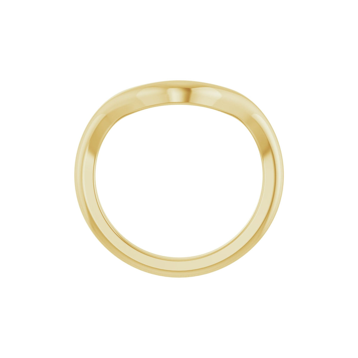 Contour Band in 14K Gold No. 1 - 14K Yellow Gold