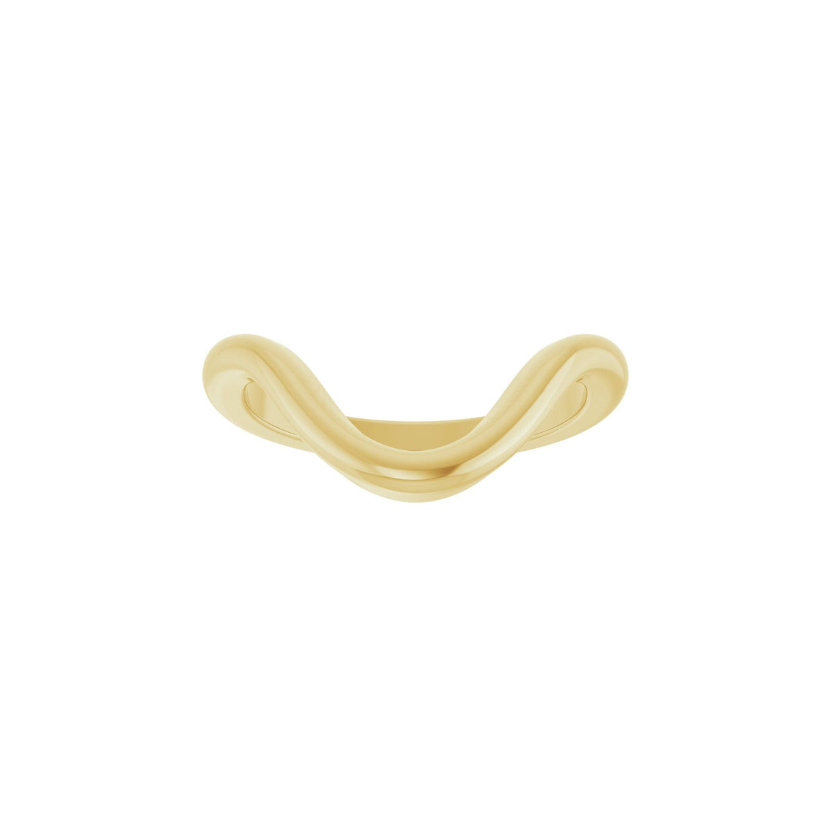 Contour Band in 14K Gold No. 1 - 14K Yellow Gold