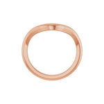 Contour Band in 14K Gold No. 1 - 14K Rose Gold