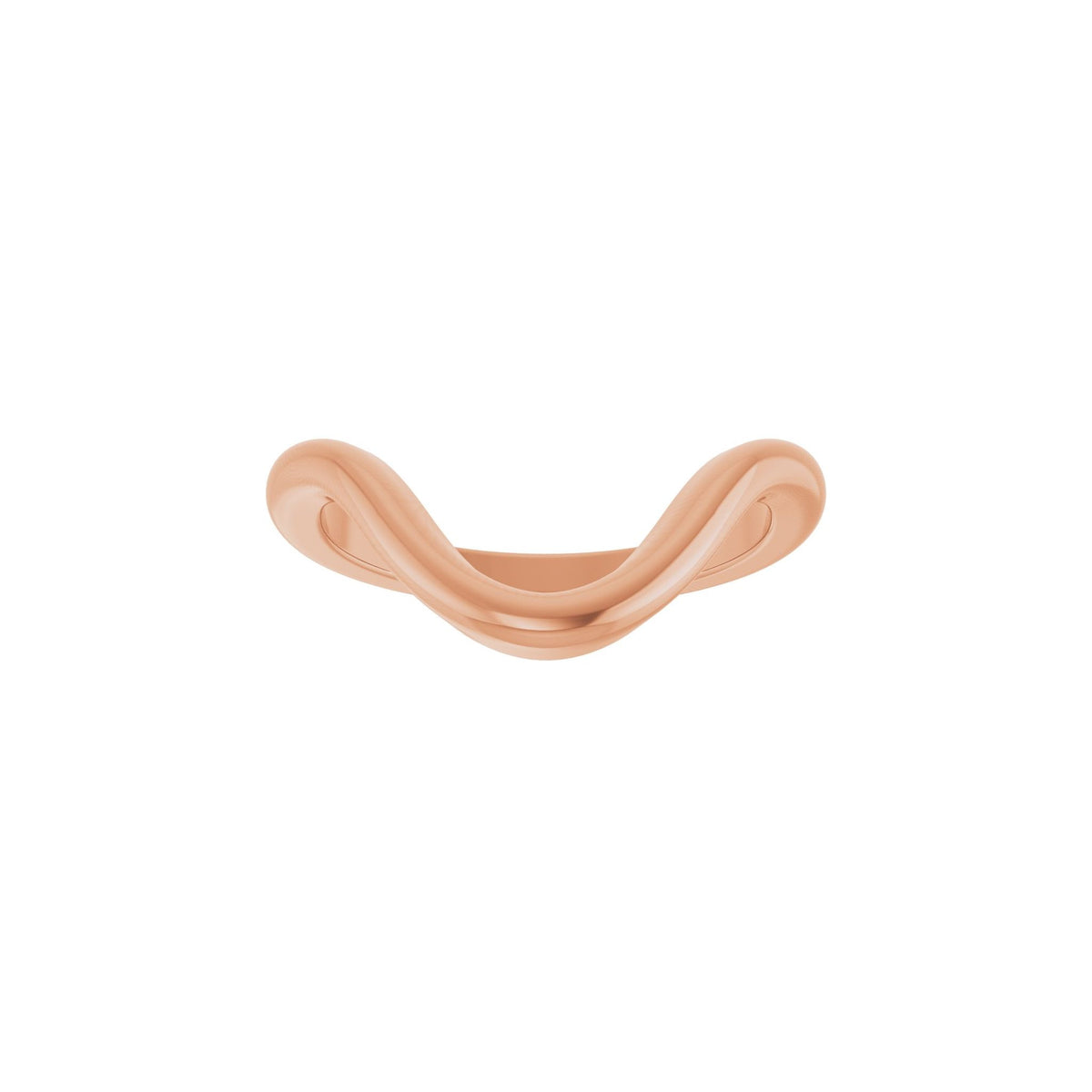 Contour Band in 14K Gold No. 1 - 14K Rose Gold