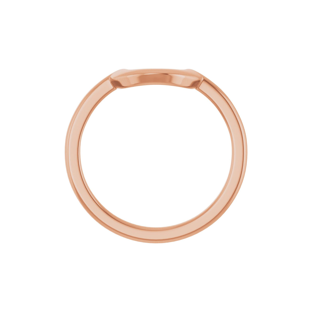 Contour Band in 14K Gold No. 2 - 14K Rose Gold