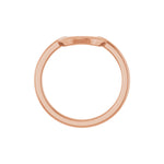 Contour Band in 14K Gold No. 2 - 14K Rose Gold