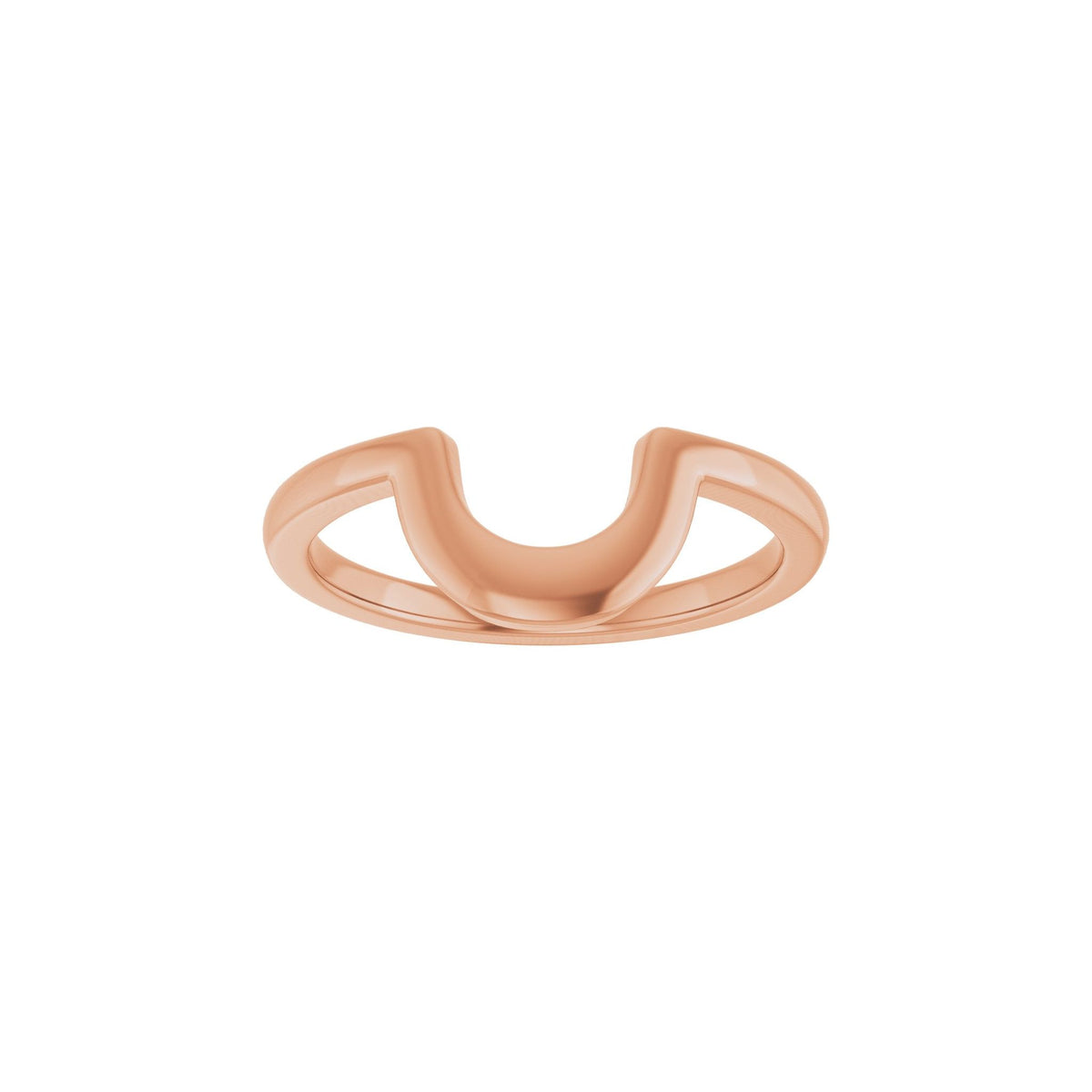 Contour Band in 14K Gold No. 2 - 14K Rose Gold