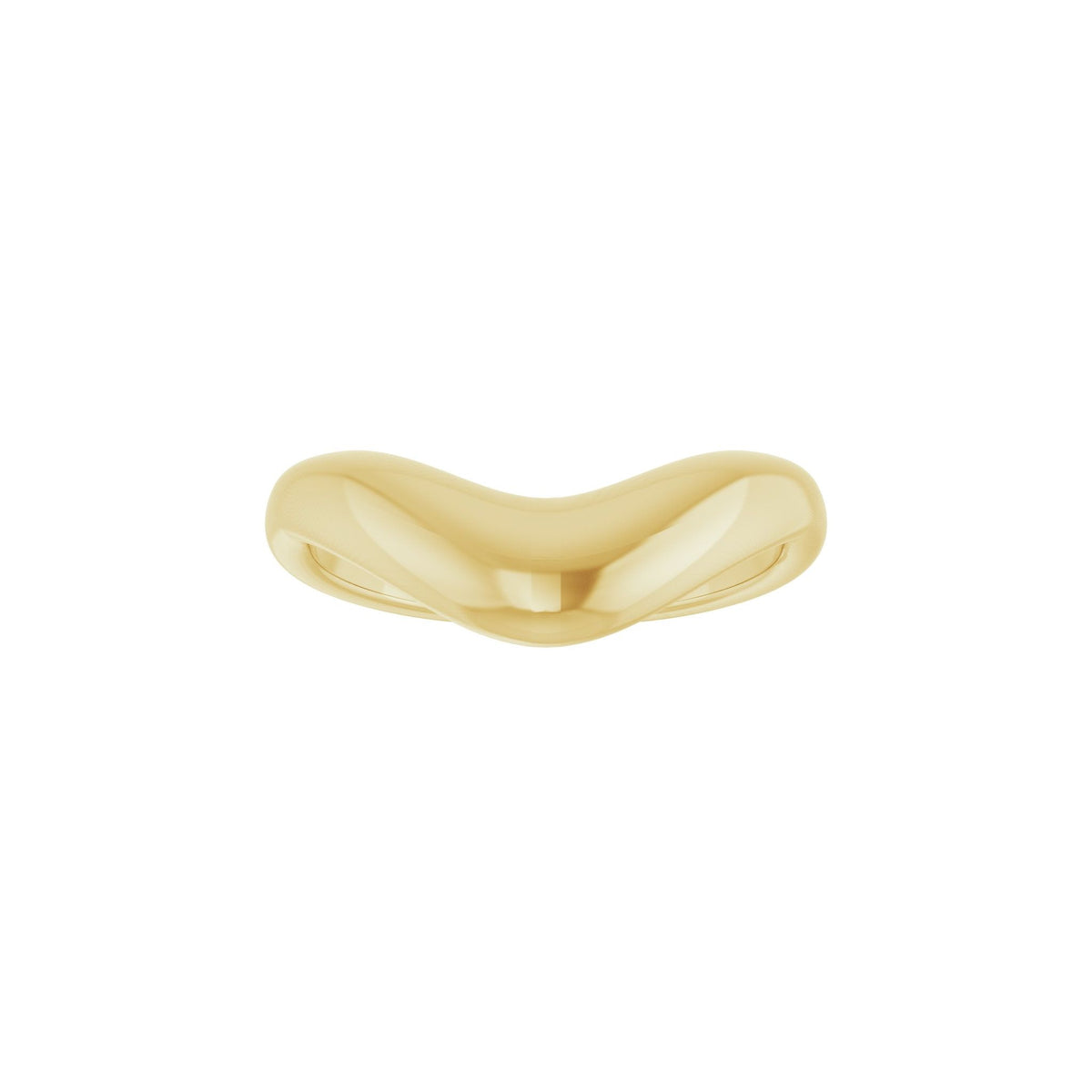 Contour Band in 14K Gold No. 3 - 14K Yellow Gold