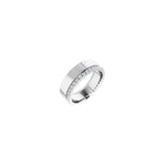 Diamond Accented Band in 14K Gold, 1/3 to 3/8 CT TW - 14K White Gold