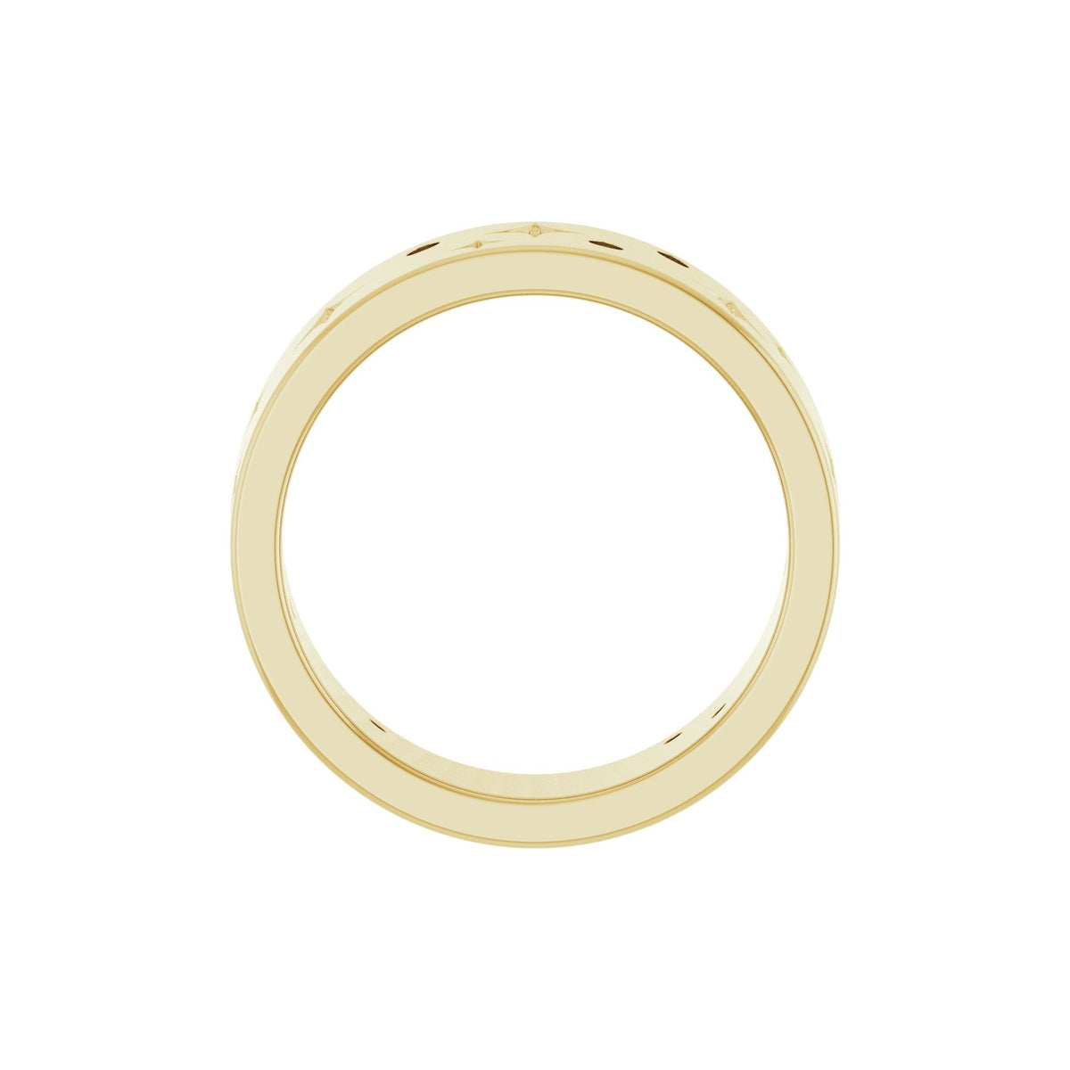 Diamond Accented Celestial Band in 14K Gold - 14K Yellow Gold