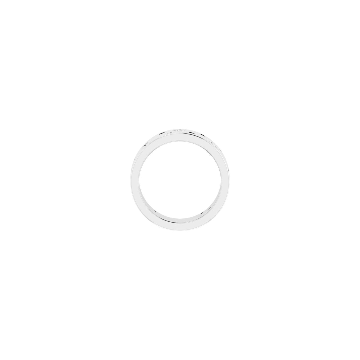 Diamond Accented Celestial Band in 14K Gold - 14K White Gold