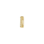 Diamond Accented Initial Link in 14K Gold - 14K Yellow Gold