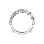 Diamond Accented Ring Guard in 14K Gold, Marquise Diamonds - 14K White Gold