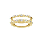 Diamond Accented Ring Guard in 14K Gold, Marquise Diamonds - 14K Yellow Gold