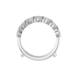 Diamond Accented Ring Guard in 14K Gold, Marquise Diamonds - 14K White Gold