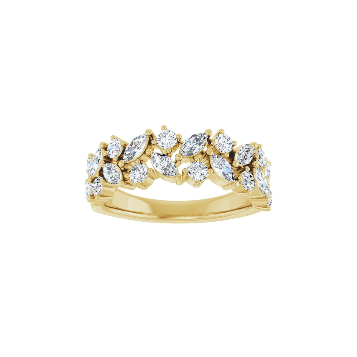 Diamond Anniversary Band in 14K Gold - 14K Yellow Gold