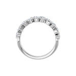 Diamond Anniversary Band in 14K Gold - 14K White Gold