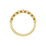 Diamond Bezel-Set Anniversary Band in 14K Gold - 14K Yellow Gold