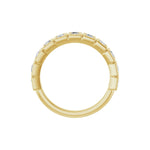 Diamond Bezel-Set Anniversary Band in 14K Gold - 14K Yellow Gold