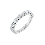 Diamond Channel-Set Anniversary Band in 14K Gold or Platinum - Platinum