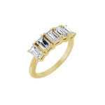 Diamond Five-Stone Anniversary Band in 14K Gold - 14K Yellow Gold