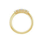 Diamond Five-Stone Anniversary Band in 14K Gold - 14K Yellow Gold
