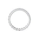 Diamond French-Set Eternity Band in 14K Gold or Platinum - Platinum