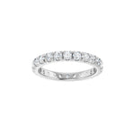Diamond French-Set Eternity Band in 14K Gold or Platinum - Platinum